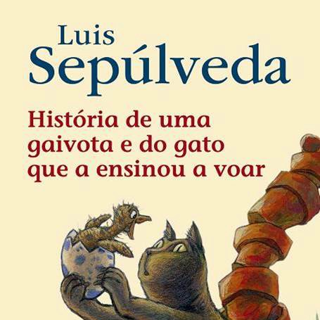 caoa do livro "História de uma gaivota..."